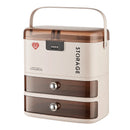 Axyaa Medicine Storage Box: Clear, Lockable Drawer - Large Capacity for First Aid & Medication