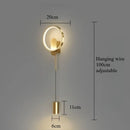 Axyaa Minimalist LED Wall Lamp for Bedroom and Living Room Lighting