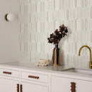Axyaa Long Hexagon Peel and Stick 3D Wall Panels - Set of 10