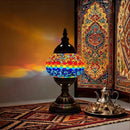 Axyaa Handmade Glass Mosaic Table Light for Home and Hospitality Settings