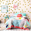 Axyaa Gold Dots Kids Room Wall Stickers Baby Nursery Home Decor