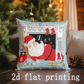 Axyaa Santa Claus Christmas Pattern Cushion Covers - Sofa, Bedroom, Car Pillow Cover