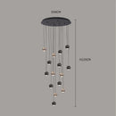 Axyaa Nordic LED Pendant Light Chandelier Modern Home Decor for Living Room