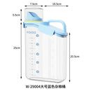 Axyaa Grain Storage Container with Measuring Cup - Sealed Rice Jar & Food Organizer
