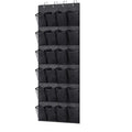 Axyaa 24 Pocket Shoe Organizer Closet Rack Space-Saving Storage Solution