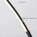Axyaa Nordic C-Shaped LED Lamp with Remote Control - Black/White