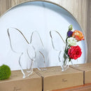 Modern Minimalist Axyaa Acrylic Butterfly Vase for Stylish Living Room & Bedroom Decor