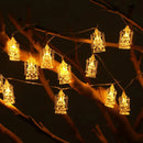 Axyaa Moon Star Castle Light Battery-Powered Eid Mubarak Decoration