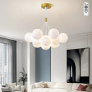 Axyaa Modern Moon 3D Chandelier Sconces with Remote Control