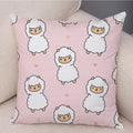 Axyaa Cartoon Animal Cushion Cover: 45*45cm for Living Room, Sofa, Car, Children's Room