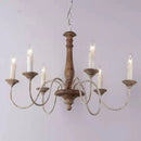 Axyaa Rustic Wooden Chandelier for Home Decor and Lighting