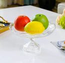 Axyaa 6 inch Glass High Leg Fruit Plate - Delicate Candy Plate