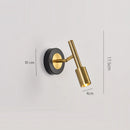 Axyaa Rotatable Metal Sconce Light LED Retro Design Bedroom Reading Lustres