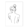 Axyaa Abstract Nude Woman Canvas Poster Sexy Bedroom Decor Prints