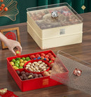 Axyaa Dry Fruit Storage Box - High-end Snack Display Plate