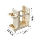 Axyaa Gym Equipment Holder with Wheels | Durable Sports Storage Rack for Yoga Mats