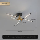 Axyaa LED Ceiling Lamps for Modern Home Lighting in Living Room, Bedroom, Kitchen, Dining Room