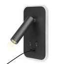 Axyaa USB Wall Lamp with Dual Control Switch, 330° Rotating Head for Indoor Lighting