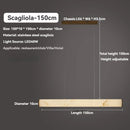 Axyaa Modern Zen Linear Dining Pendant Lamp, Faux Marble, Luxury Accent Light