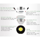 Axya 3W LED Downlight: Warm/Cold White, Round Recessed Ceiling Lamp, Indoor Lighting