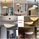Axyaa Silk Wabi Sabi Pendant Lamp: Nordic Chandelier for Home Decor Lighting