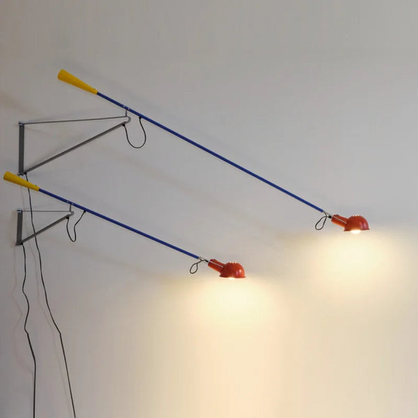 Axyaa Nordic Swing Arm Wall Lamp: Stylish LED Light for Home, Bedroom, and Study