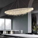 Axyaa Crystal Chandeliers: Elegant Pendant Ceiling Lights for Living Room and Dining Room
