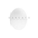 Axyaa White Glass Ball LED Wall Lamp Modern Sconce Fixture
