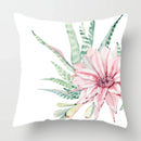Axyaa Watercolor Cactus Flower Pillow Case 45x45cm