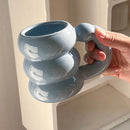 Axya Christmas Ceramic Couples Coffee Cup Set