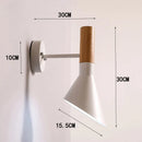 Axyaa LED Retro Wall Lamp for Bedroom Living Room Decoration Adjustable Indoor Light