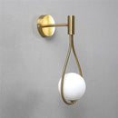 Axya Modern Metal Glass Ball Wall Lamp for Living Room Bedroom Aisle Wall Lights