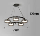 Axyaa Modern Indoor LED Chandelier Ceiling Lamp for Dining Room and Living Room