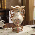 Axyaa Resin Vase Decor for High-End Living Room, TV Cabinet - Simulated Flower Arrangement