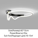 Axyaa LED Ceiling Light: Modern Home Lighting for Living Room Bedroom Dining Study Fixture