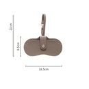 Axyaa Fashion PU Leather Glasses Case Women Hanging Sunglasses Box Bag