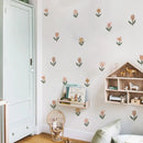 Axyaa Tulip Wall Stickers Vinyl Decal Girl's Bedroom Living Room Flower Art