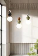 Axya Pearl Cream Bedside Pendant Light – High-End Children's Room Lamp
