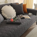 Axyaa Washed Cotton Sofa Cushion Set - Solid Color All Season Universal Sofa Cover