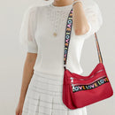 Axyaa Multi-Pocket Messenger Shoulder Bag | Waterproof Oxford Crossbody Handbag