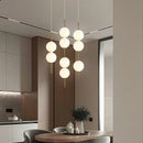Axyaa Nordic Round Pendant Light for Bedroom, Modern & Simple Design for Restaurant and Bar Counter.