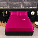Axyaa Waterproof Mattress Cover, Machine Washable Solid Color Mattress Protector
