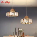 Axyaa Crystal Pendant Chandelier Ceiling Light - Nordic Hotel LED Fixture