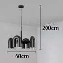 Axyaa LED Pendant Chandeliers for Modern Home Decor Staircase Lighting