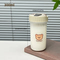 Axyaa Transparent Plastic Water Bottle Handle Coffee Mug Sport Cup - Student Kids