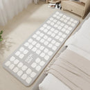 Axyaa Minimalist Bedroom Lamb Wool Floor Mat