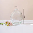 Axyaa Zen Glass Vase Geometric Single Flower Holder for Home Decor