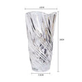 Axyaa Crystal Glass Hydroponic Vase for Art Flower Arrangement and Decor