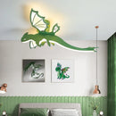 Axyaa Dragon Dinosaur Chandelier: Kids' Bedroom Pterosaur Ceiling Lamp