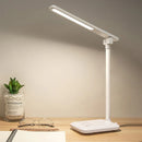 Axyaa Rechargeable LED Desk Lamp - 3 Levels Dimmable Touch Night Light